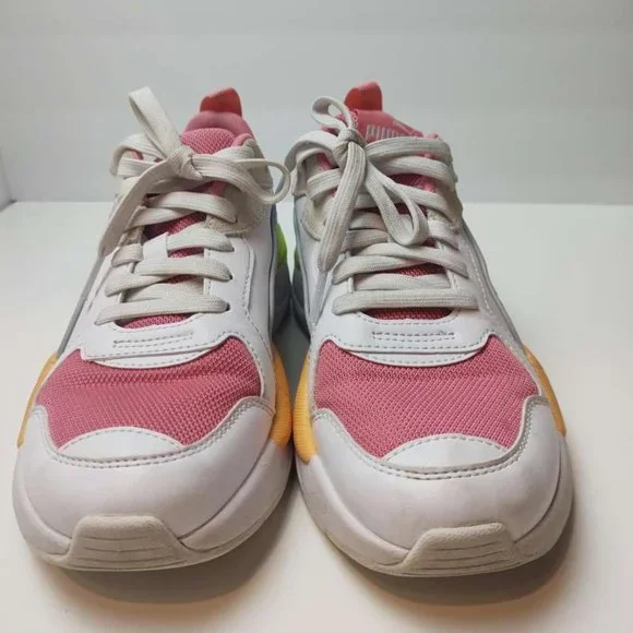PUMA X-Ray Game Womens Size 8.5 White Bubblegum Sneakers Shoes 374242 03 - Picture 5 of 8